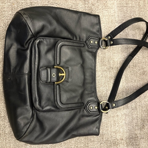 Coach F24961 Campbell Belle black carryall tote with gold hardware - Picture 8 of 10